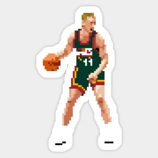 Detlef Schrempf Pixel Dribble Sticker